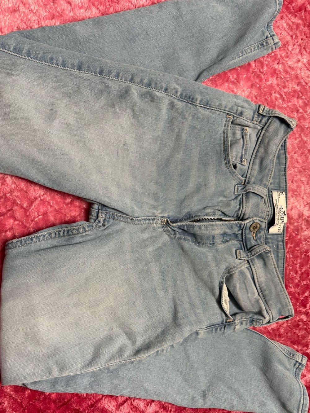 Hollister Light Blue High-Rise Jeans
